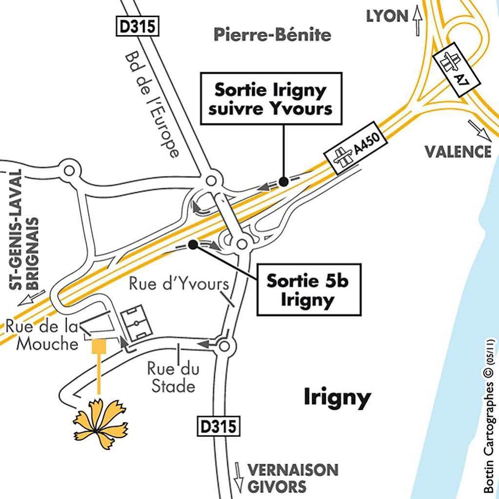 Premiere Classe Lyon Sud - Irigny - Pierre Benite Eksteriør billede